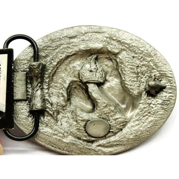 Horses Head Corral West Siskiyou Buckle Co. Inc Silver Tone Belt Buckle NWT - Picture 8 of 11